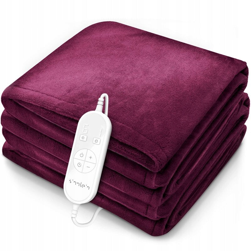 Sinnlein ELECTRIC BLANKET 180x130cm WEINROT 9 TEMP TIMER + PILOT