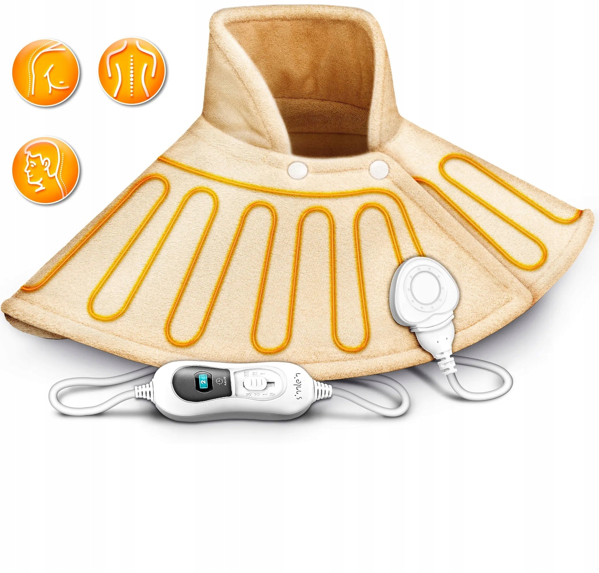 Sinnlein Heating Pillow Electric Collar Beige Medical device no