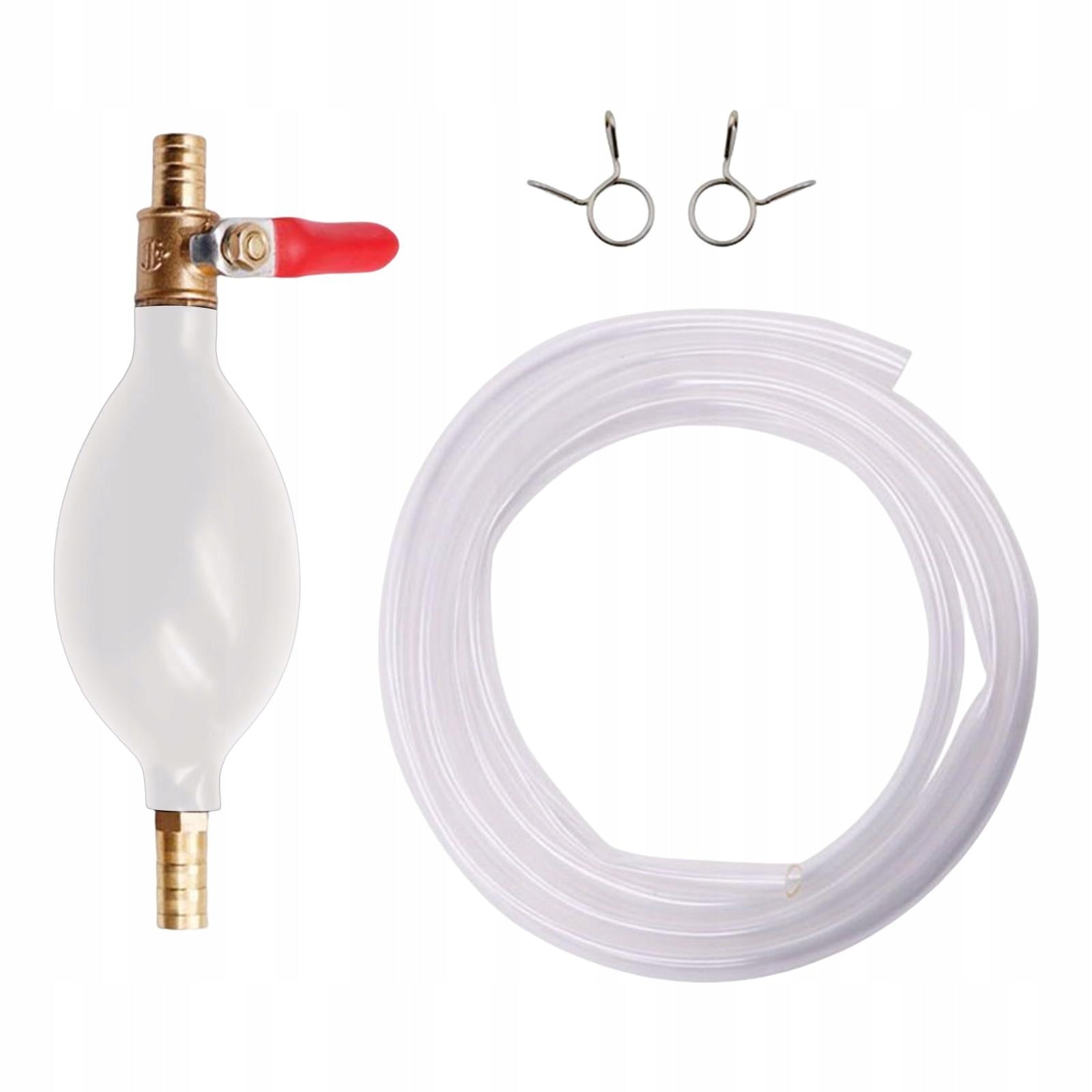 Siphon Pump Manual Hand Fuel Transfer Oil Liquid Hose Thickened 12mm Packaging status original