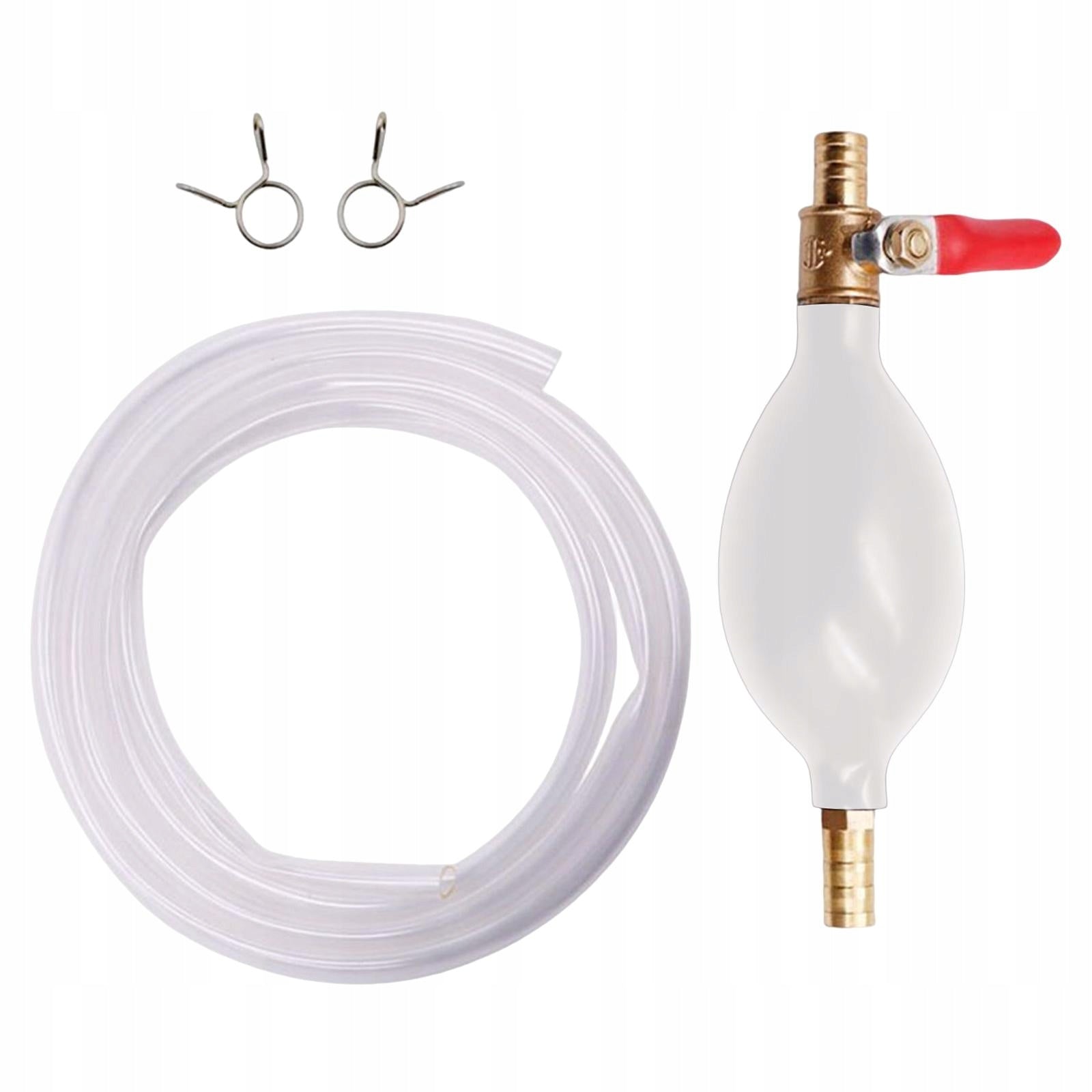 Siphon Pump Manual Hand Fuel Transfer Oil Liquid Hose Thickened 12mm