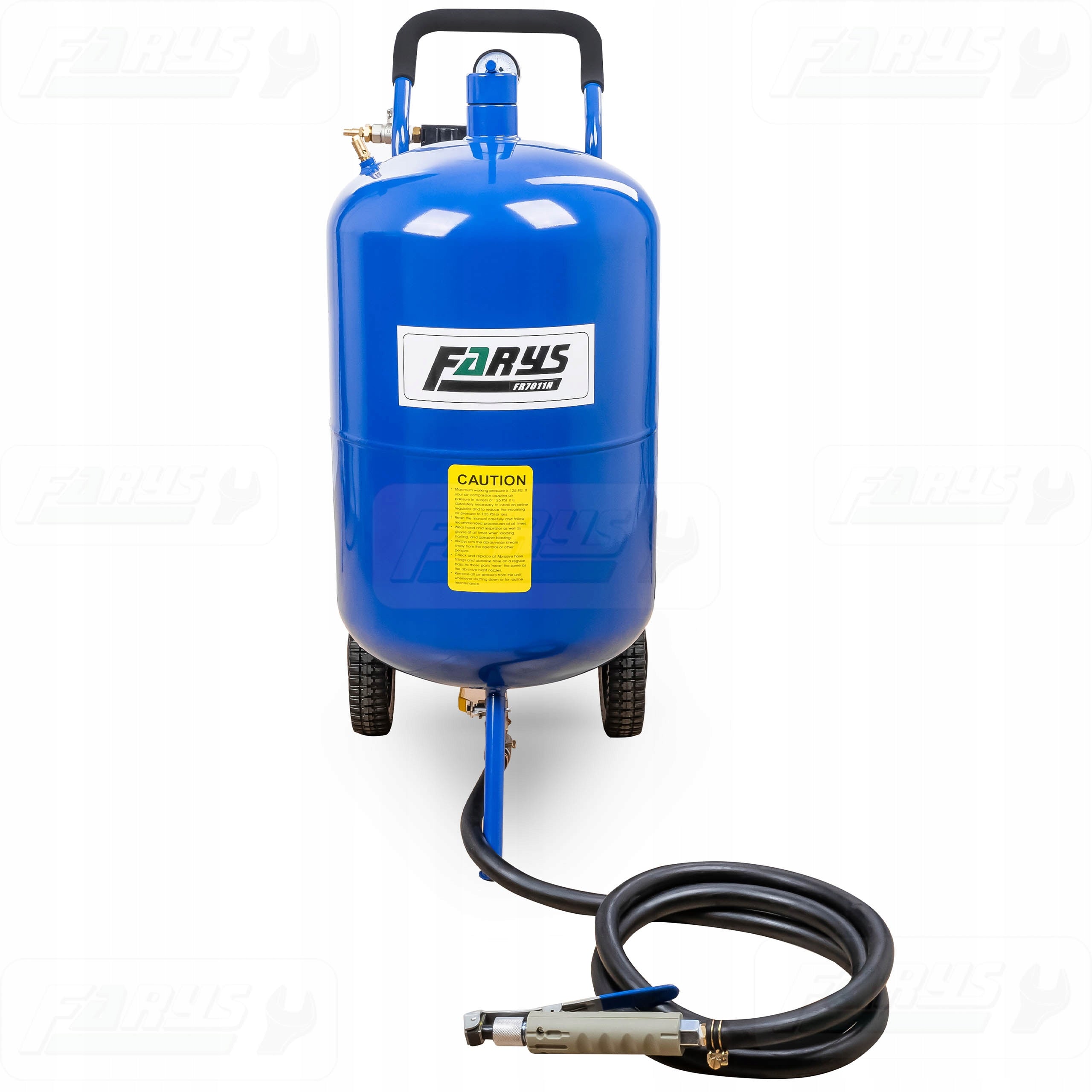 Siphon sandblaster Mobile Cleaner 76l Valves 1/2" Farys FR7011N Brand Farys