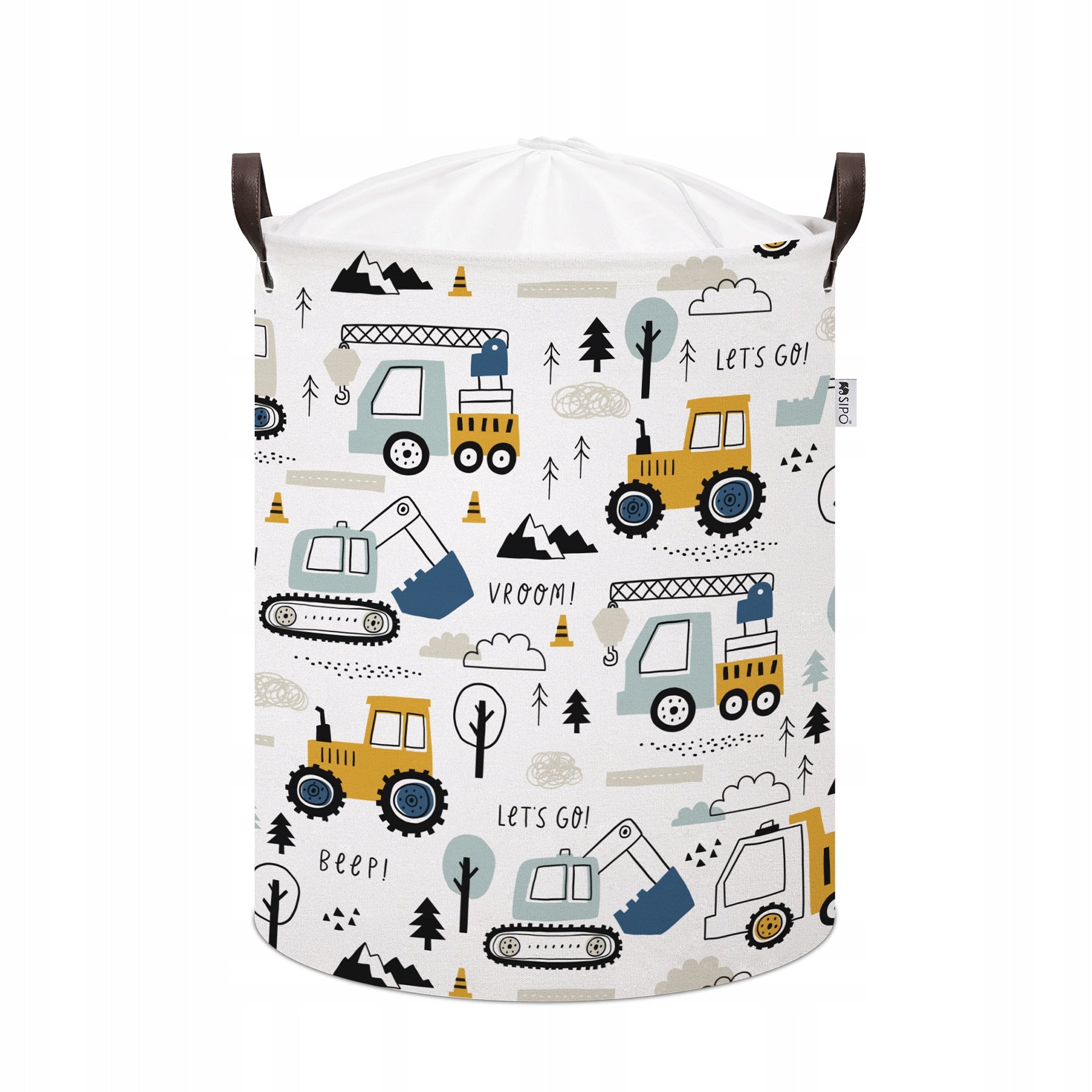Sipo TOY BASKET XL Organizer for Children 43L Beige Excavators Manufacturer code SBT44