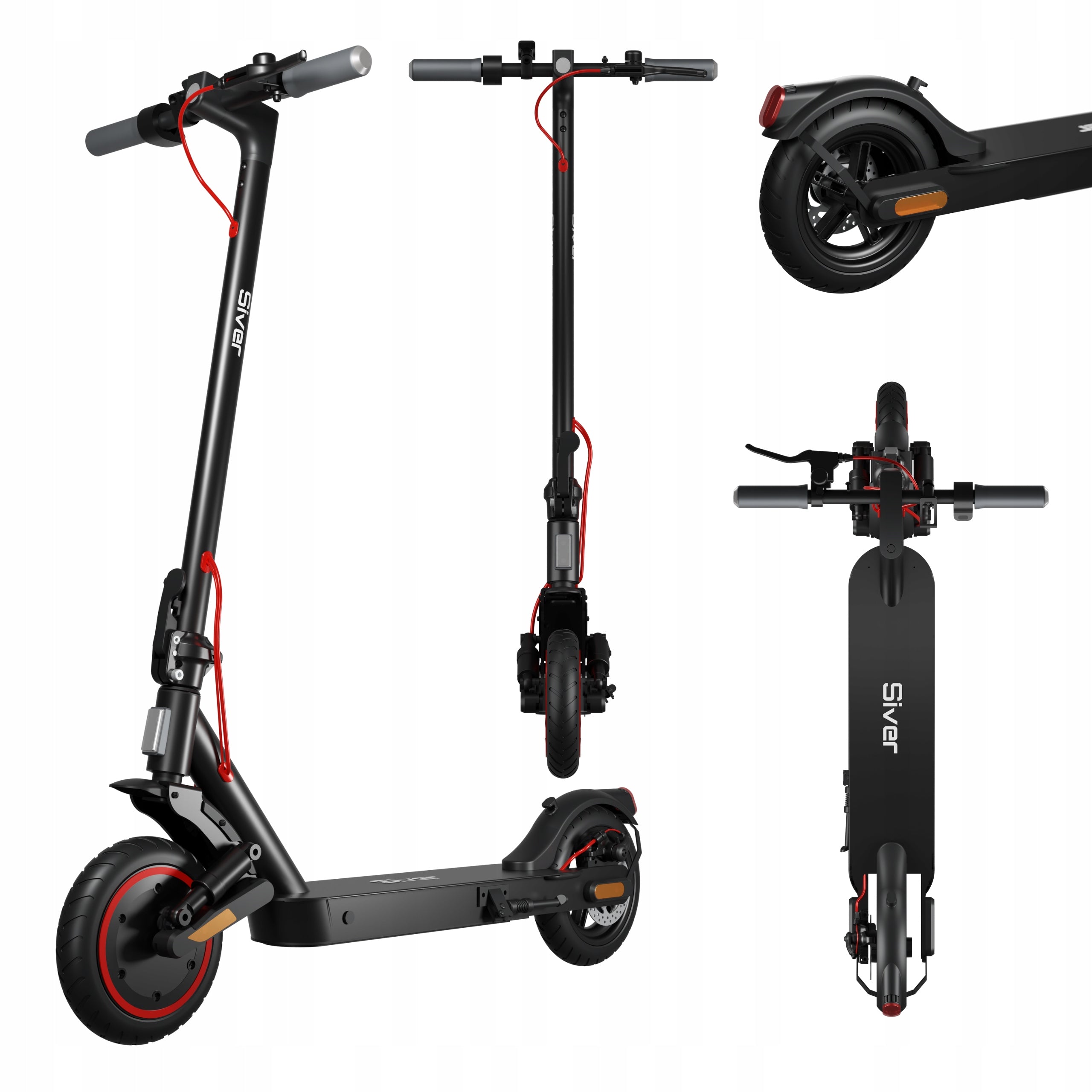 Siver 10 Lite 2025 Stylish Scooter 700W with Indicators Shock Absorption