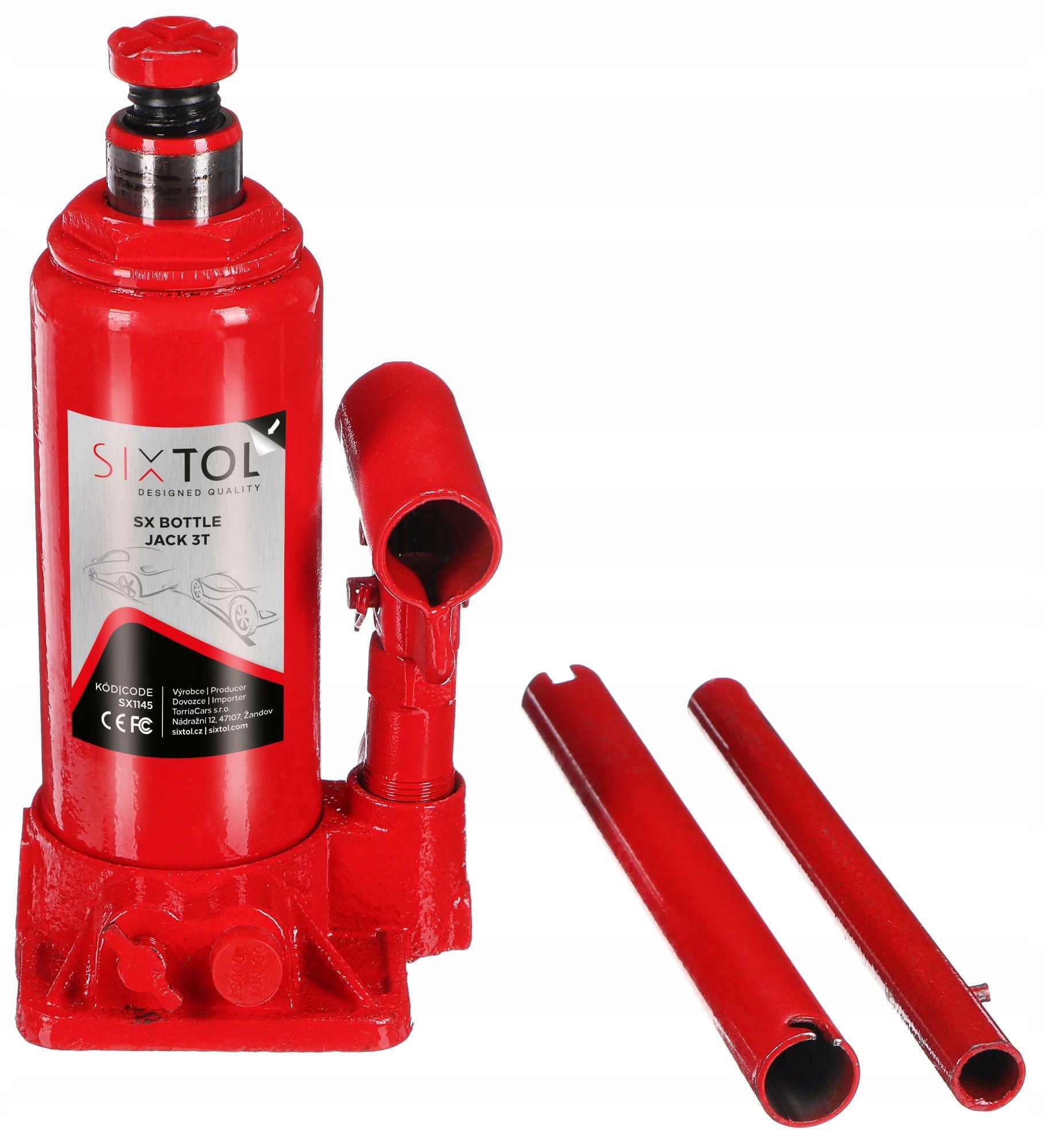 Sixtol SX Bottle Jack 3T Hydraulic Bottle Lifter