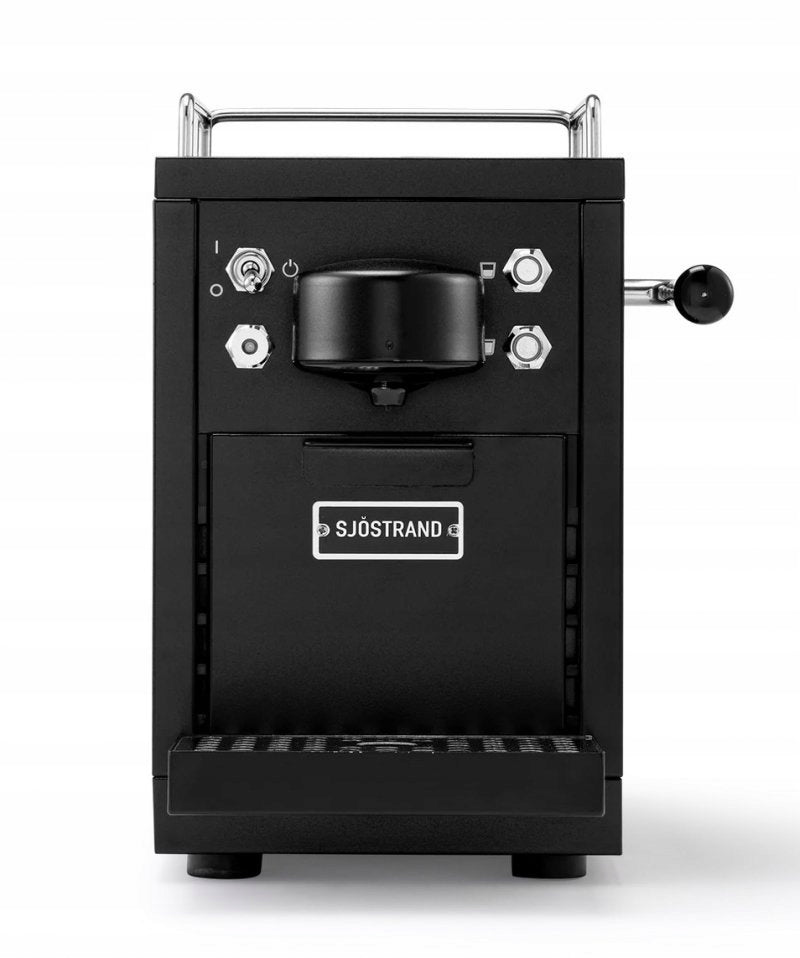 Sjostrand THE ORIGINAL Coffee Maker in Nespresso Capsules / Black Packaging status original