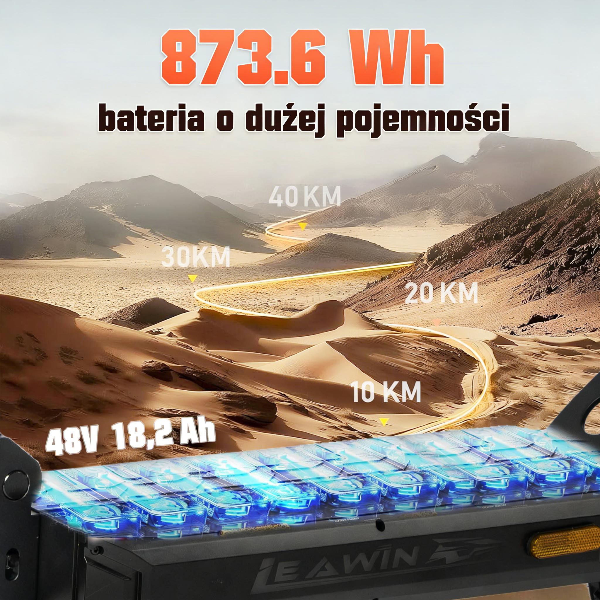 Składany Hulajnoga elektryczna 10" 800 W 48 V 18.2 Ah E-Scooter Manufacturer code Hulajnoga Elektryczna YL
