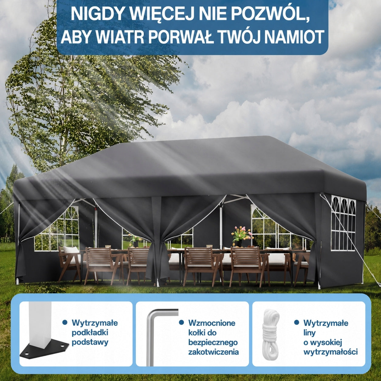 Składany wodoodporny namiot odpowiedni na pchle targi Brand no brand
