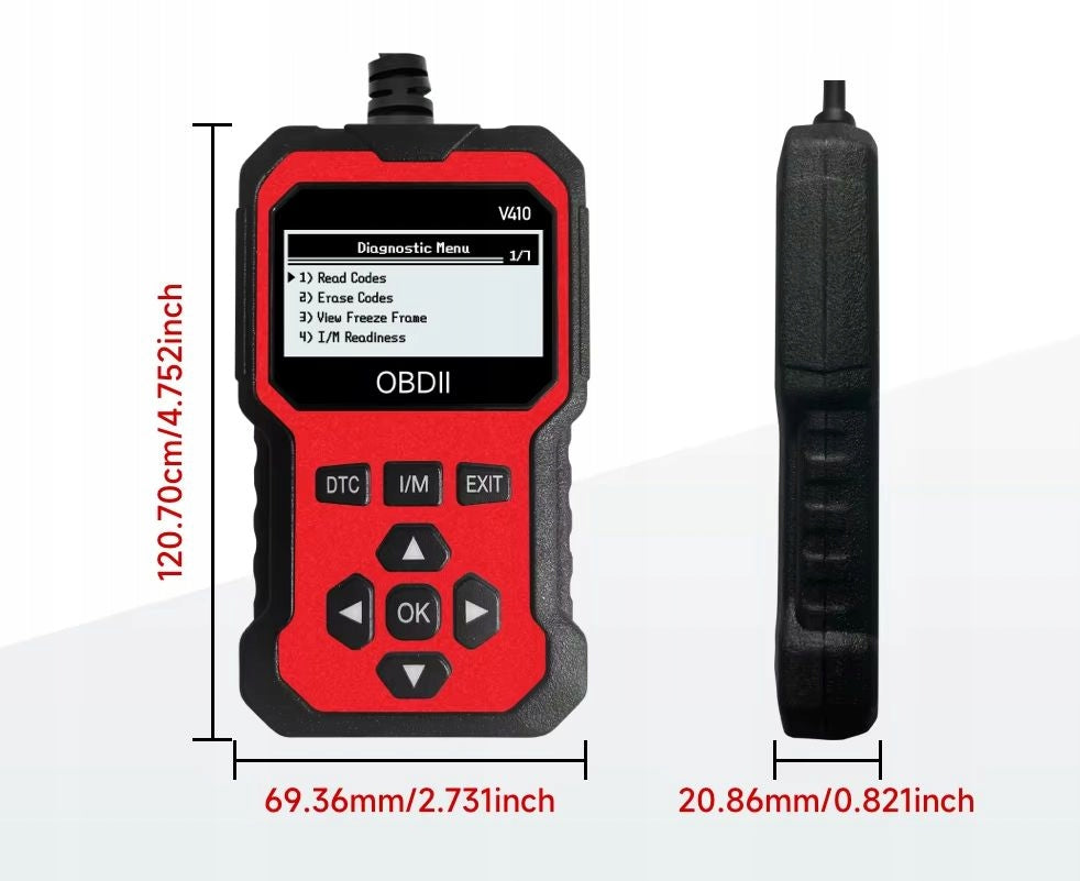 Skaner diagnostyczny OBD2/CAN czytnik kodów usterek silnika menu instr. pl. Brand no brand