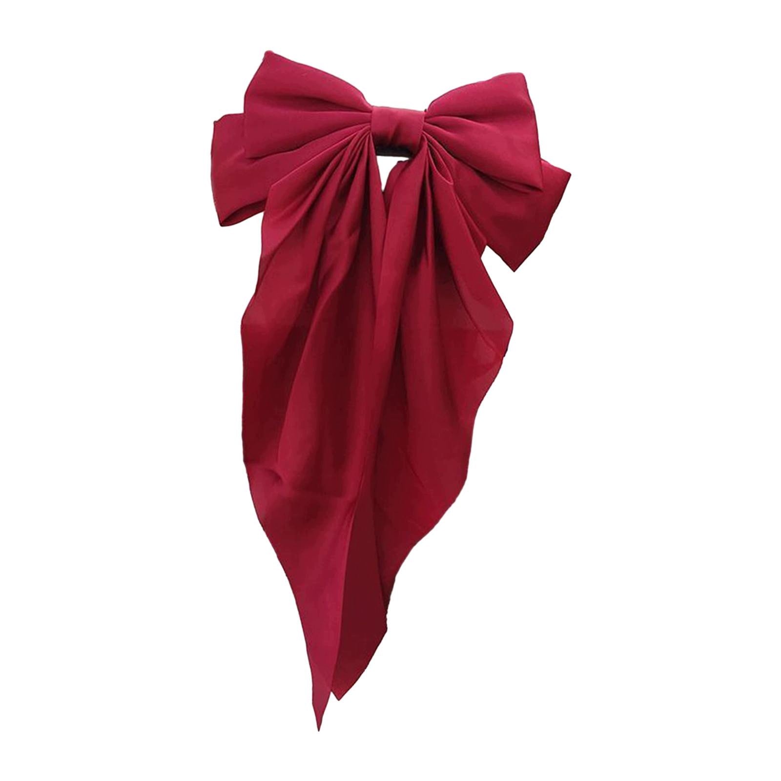 Ski Helmet Decor Bowknot Helmet Accessories Bowknot Motorcycle Helmet Red