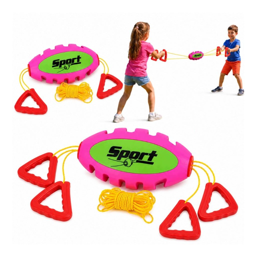 Skill Game Zoom Ball Flying Ball on Garden String for Kids