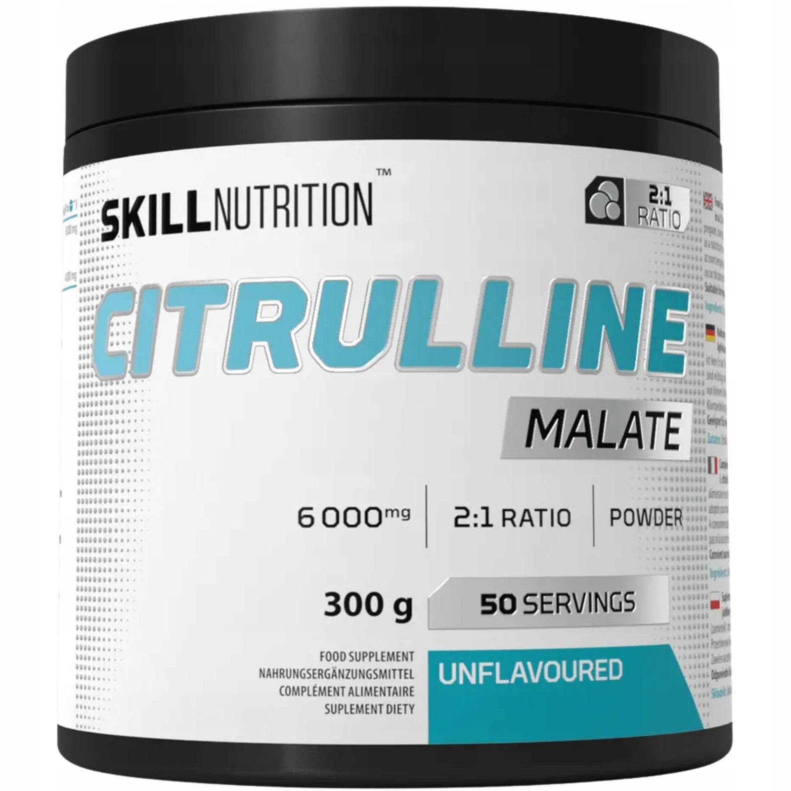 Skill Nutrition Citrulline Malate 300 g Unflavored Citrulline