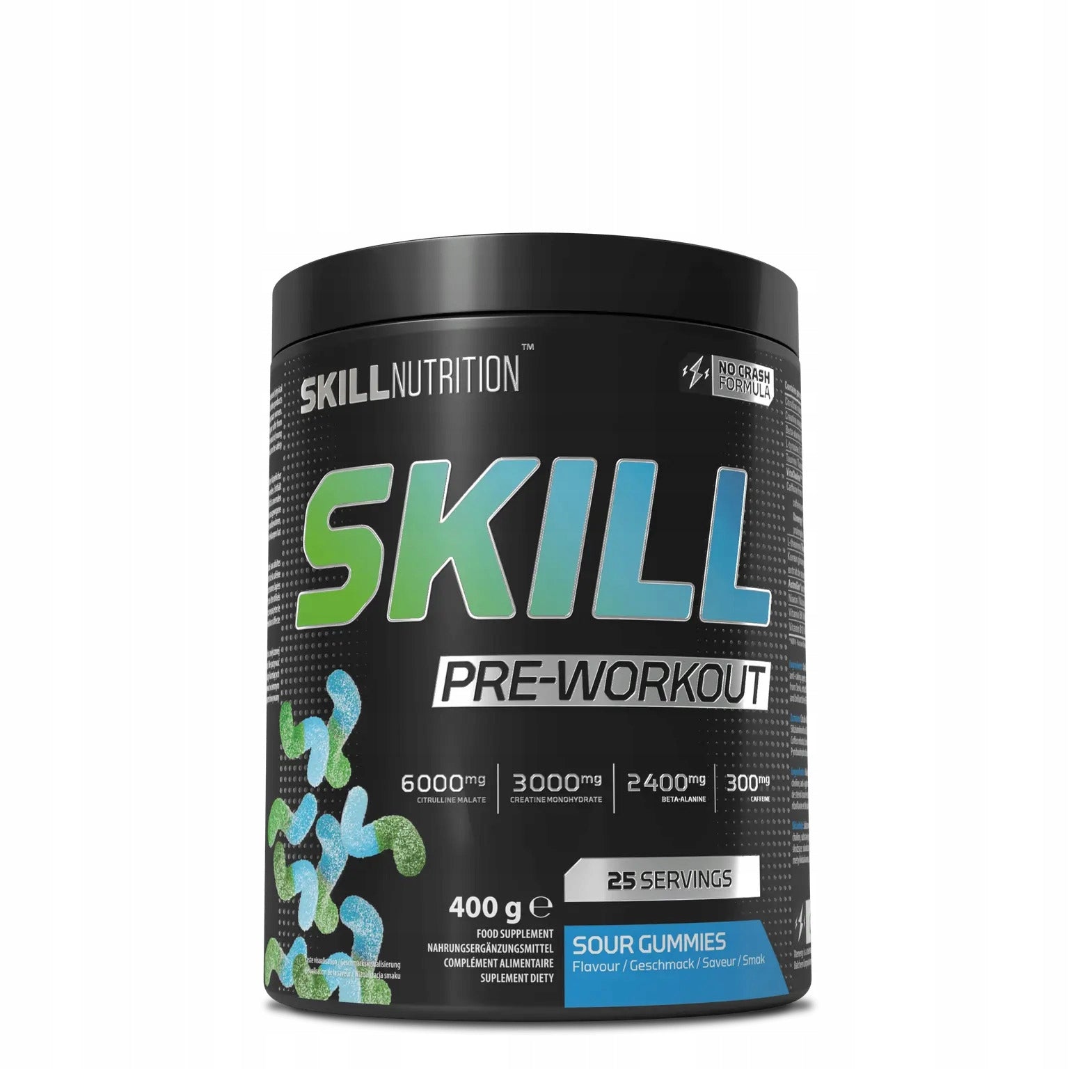 Skill Nutrition Pre-Workout Sour Gummies 400g