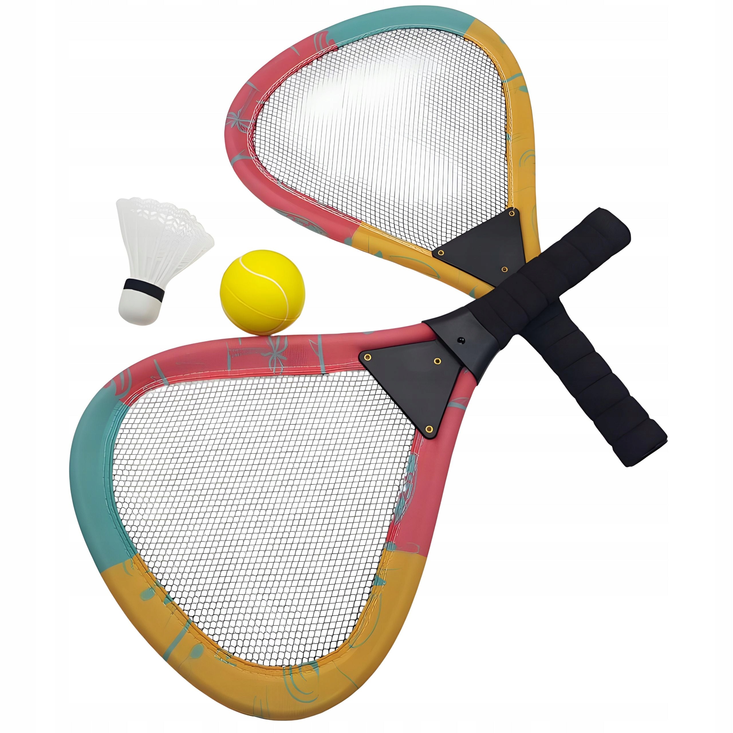 Skill game paddle racket set with ball and shuttlecock for children 3 4 5 Product weight with unit packaging 0.23 kg