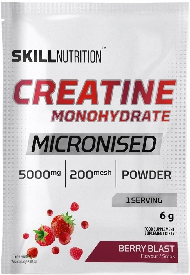 SkillNutrition BERRY BLAST MICRONIZED CREATINE MONOHYDRATE 6 G (1 SACHETK