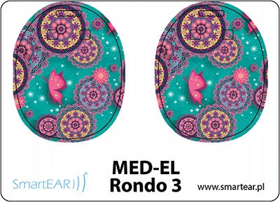 Skin for processor MED-EL Rondo 3 - Butterflies