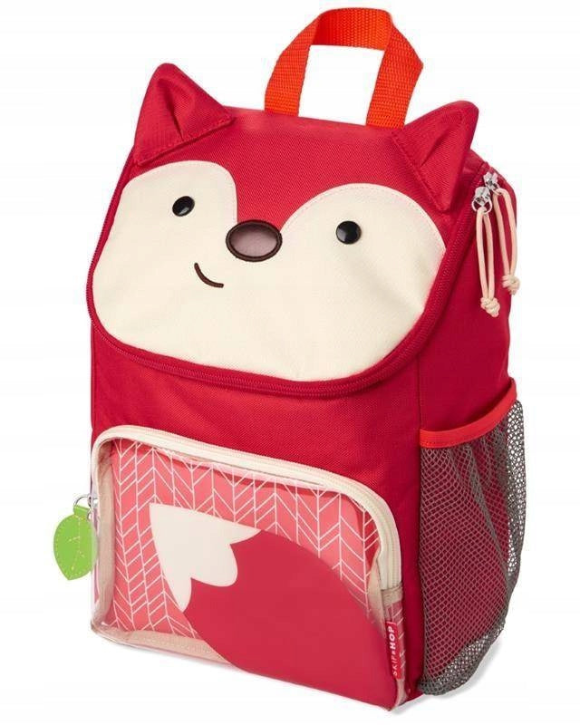 Skip Hop Backpack with Drink Pocket for Kids Junior Zoo Fox Brand Skip Hop
