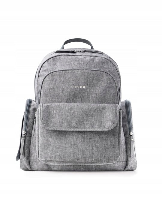 Skip Hop Stroller Bag - Backpack for Mom and Dad Luna Heather Gre