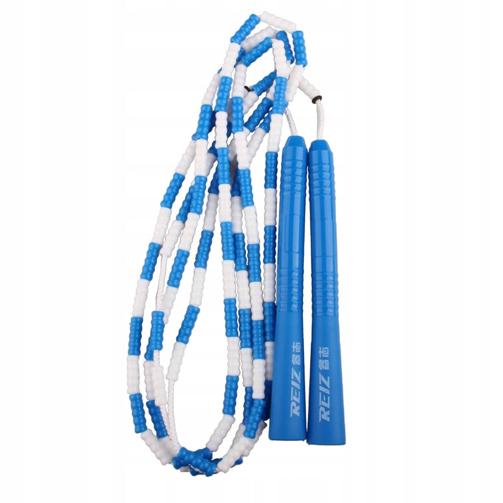 Skipping Rope Beaded Playground Rope For Kids And Adults, Blue + White Packaging status original