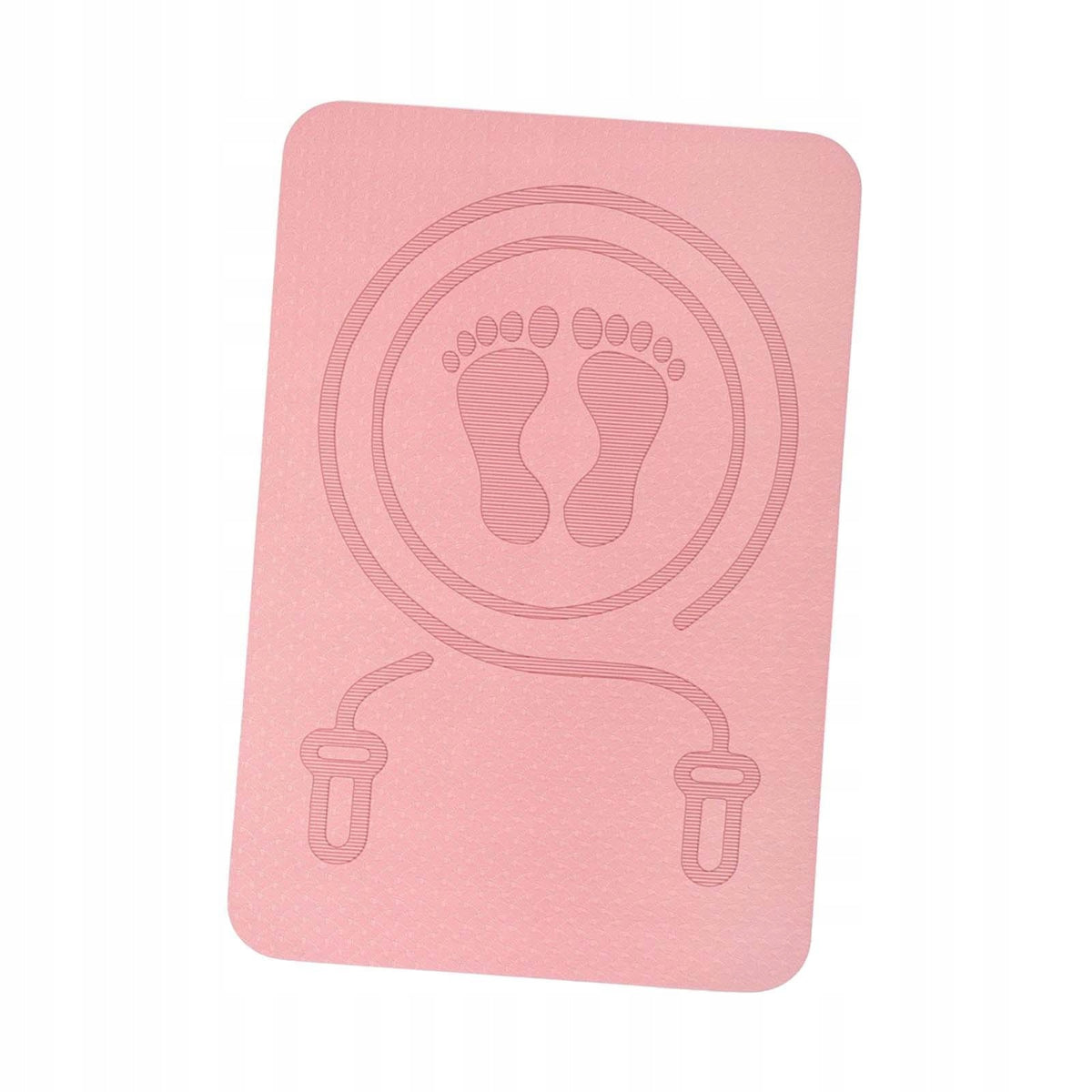 Skipping Rope Pad Non Slip Jump Rope Mat Exercise Mat Pilates Cushion Pink Packaging status original