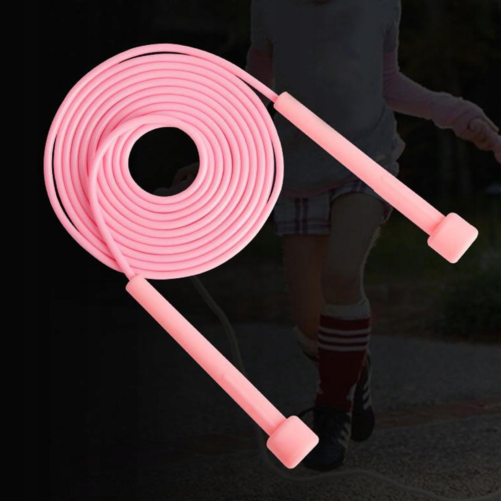 Skipping Rope with Skin friendly Non slip Handles for Adults, Pink Color pink