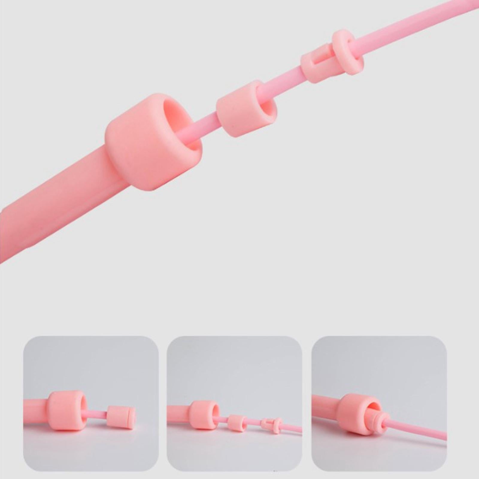 Skipping Rope with Skin friendly Non slip Handles for Adults, Pink Packaging status no packaging