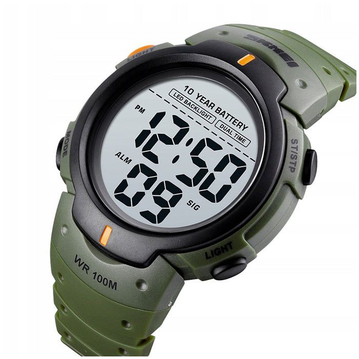 Skmei men's watch WR100 water resistant dust very powerful battery 10 YEARS