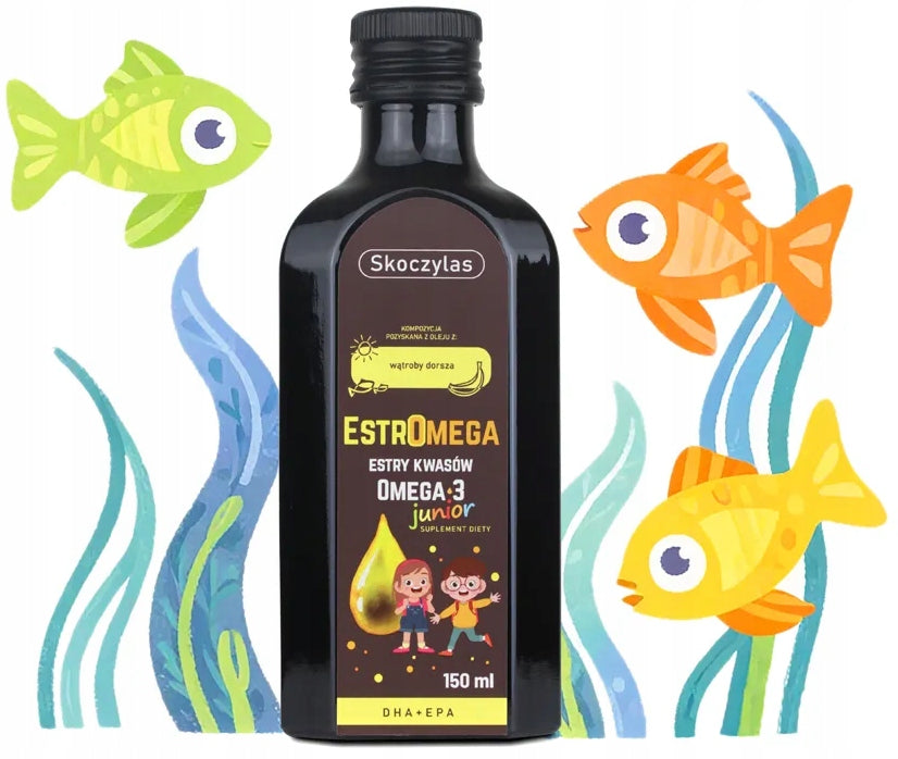 Skoczylas ESTROMEGA JUNIOR OMEGA 3 Premium fatty acids EPA DHA Brand Skoczylas