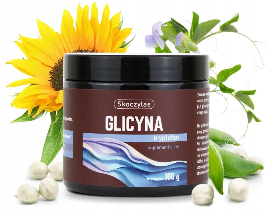 Skoczylas GLYCINE TRYPTOPHAN powder L-Tryptophan MEMORY MOOD FOCUS Packaging status original