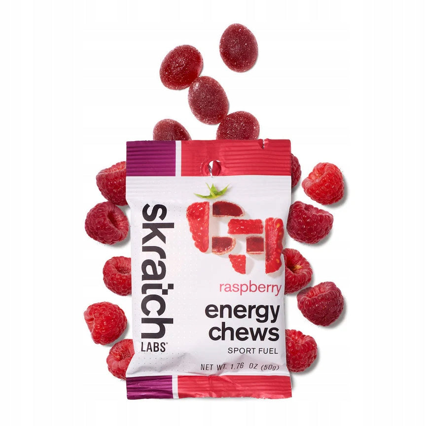 Skratch Labs Raspberry Flavoured Gummies