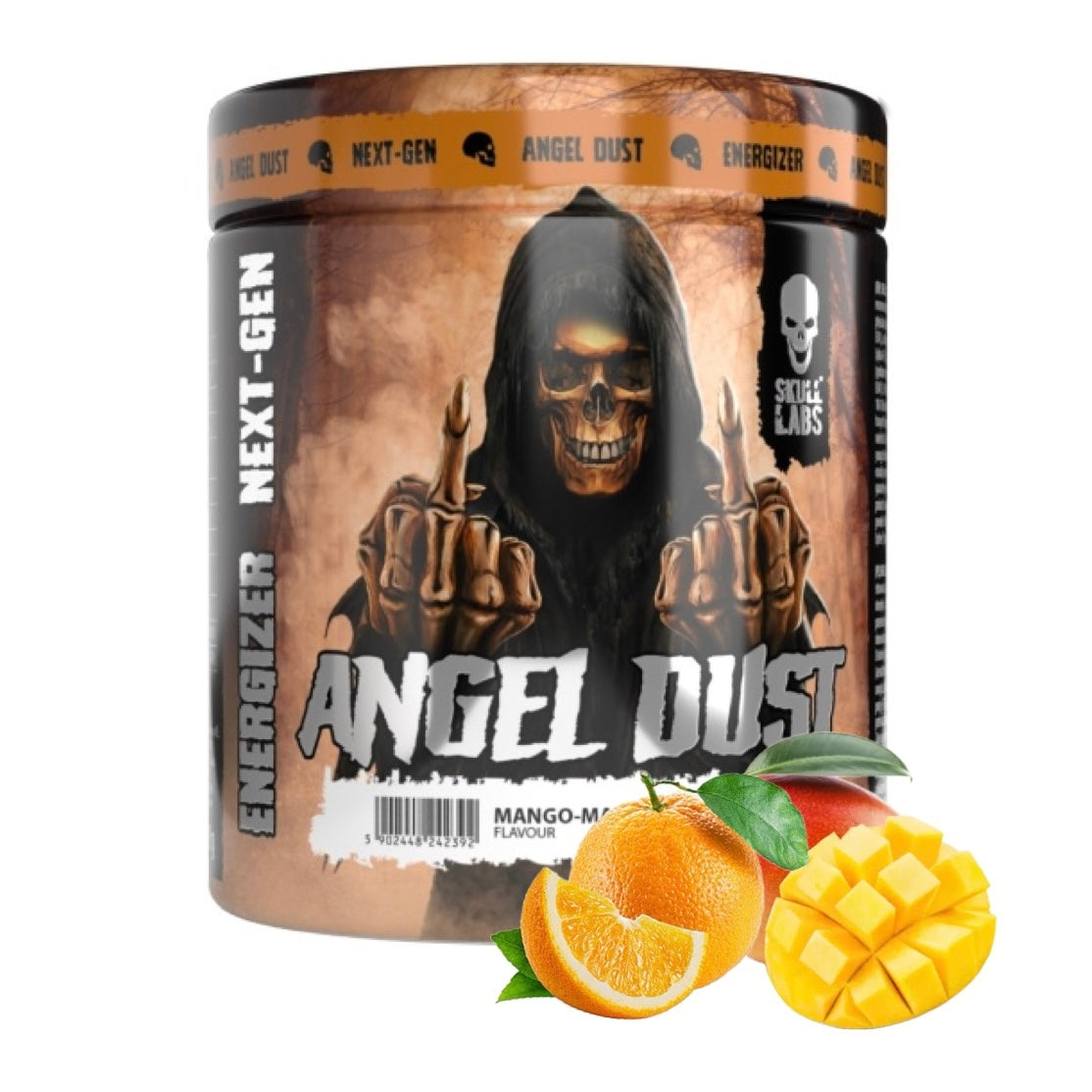 Skull Labs Angel Dust 270g Orange Mango Expiration date at least 3 months from the date of purchase