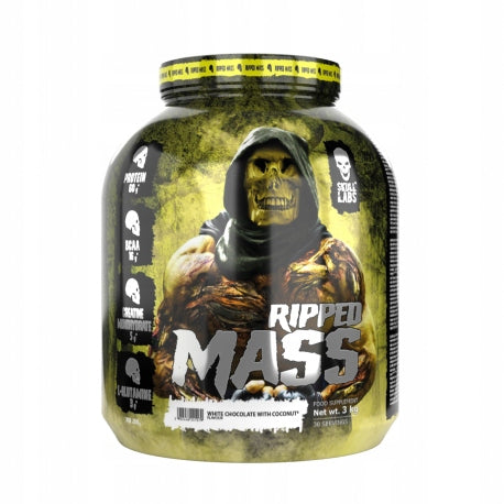 Skull Labs Ripped Mass 3 kg Vanilla Gainer Expiration date at least 3 months from the date of purchase