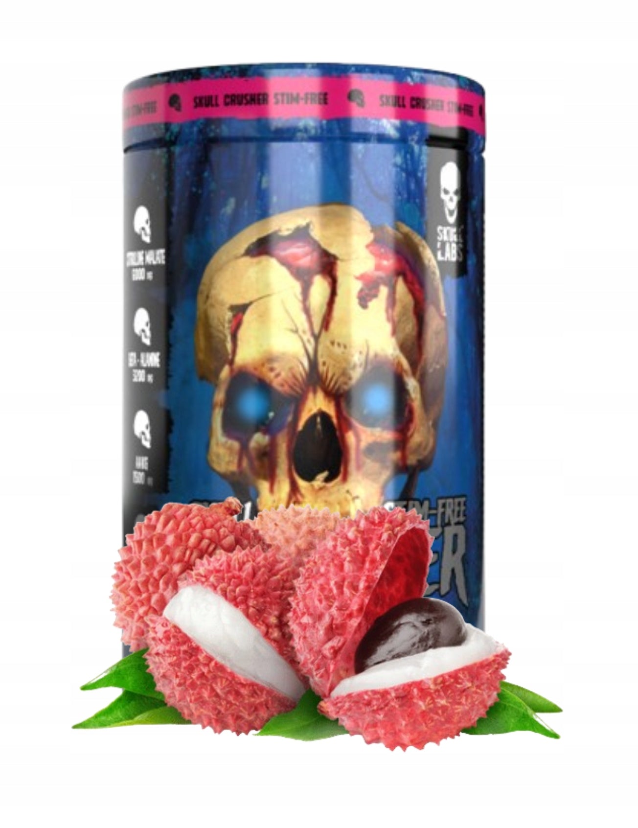 Skull Labs Skull Crusher Stim Free 350g Lychee Pre-Workout Strength