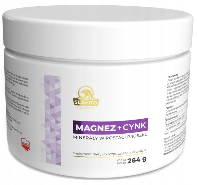 Slavito MAGNESIUM + ZINC minerals 264g dr CZERNIAK