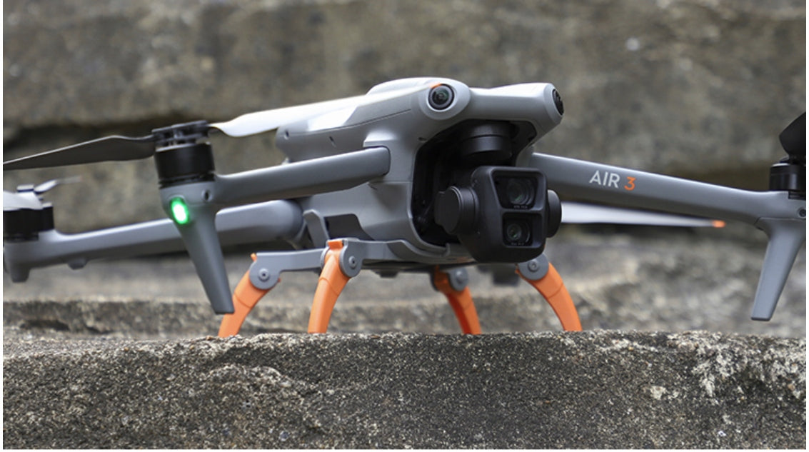 Sled Feet Skid Chassis Folding for DJI AIR 3S / AIR 3 Drone Landing Batteries included no