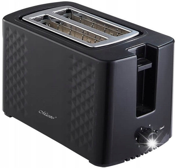 Sleek Black Toaster 750W | Maestro MR-701