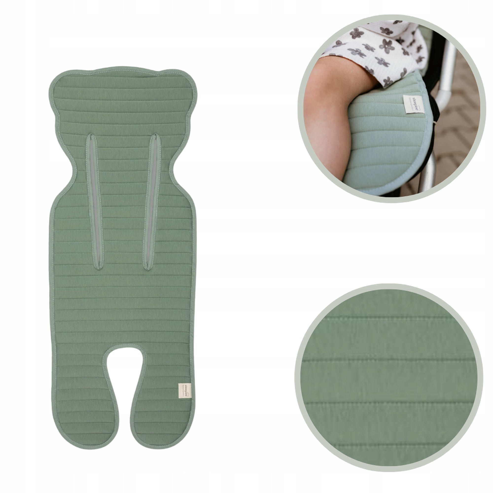 Sleepee Anti-Sweat Insert for Stroller Seat 2+ Ocean Green