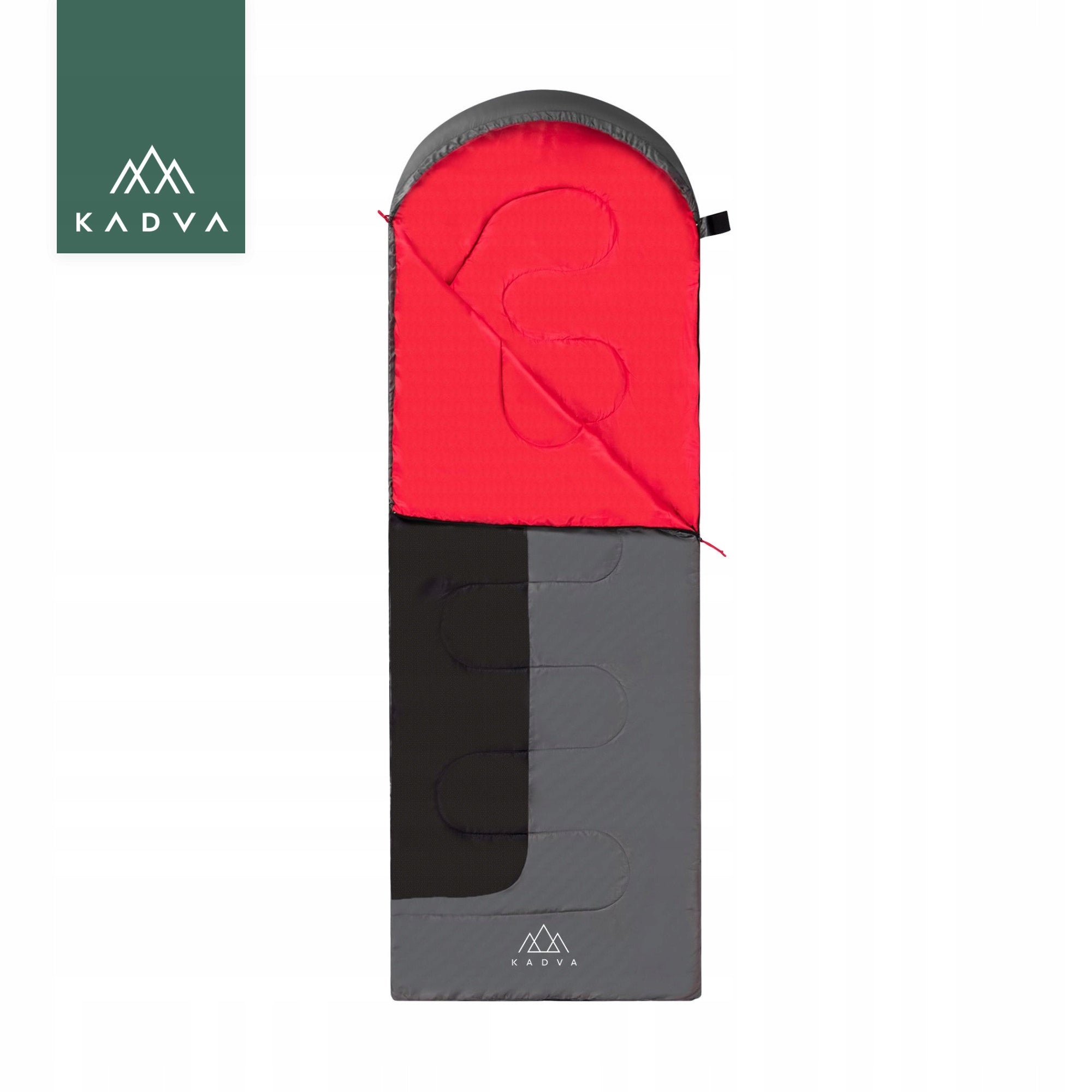 Sleeping bag KADVA Dorma L left grey 220x75 tourist light mummy cover Brand Kadva