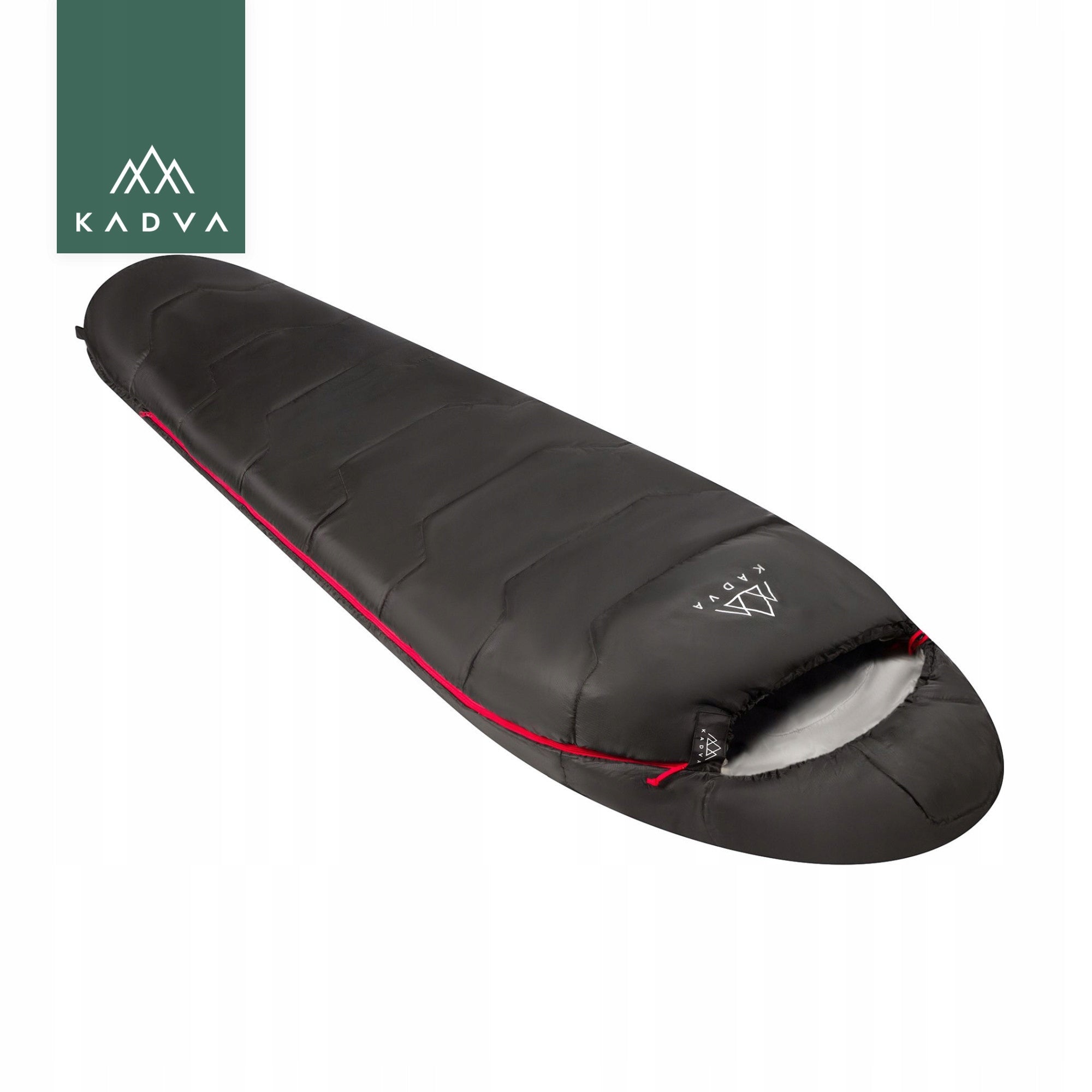 Sleeping bag KADVA Mumio L left black 230x80 light tourist with cover Manufacturer code KDV-B4B051-BK