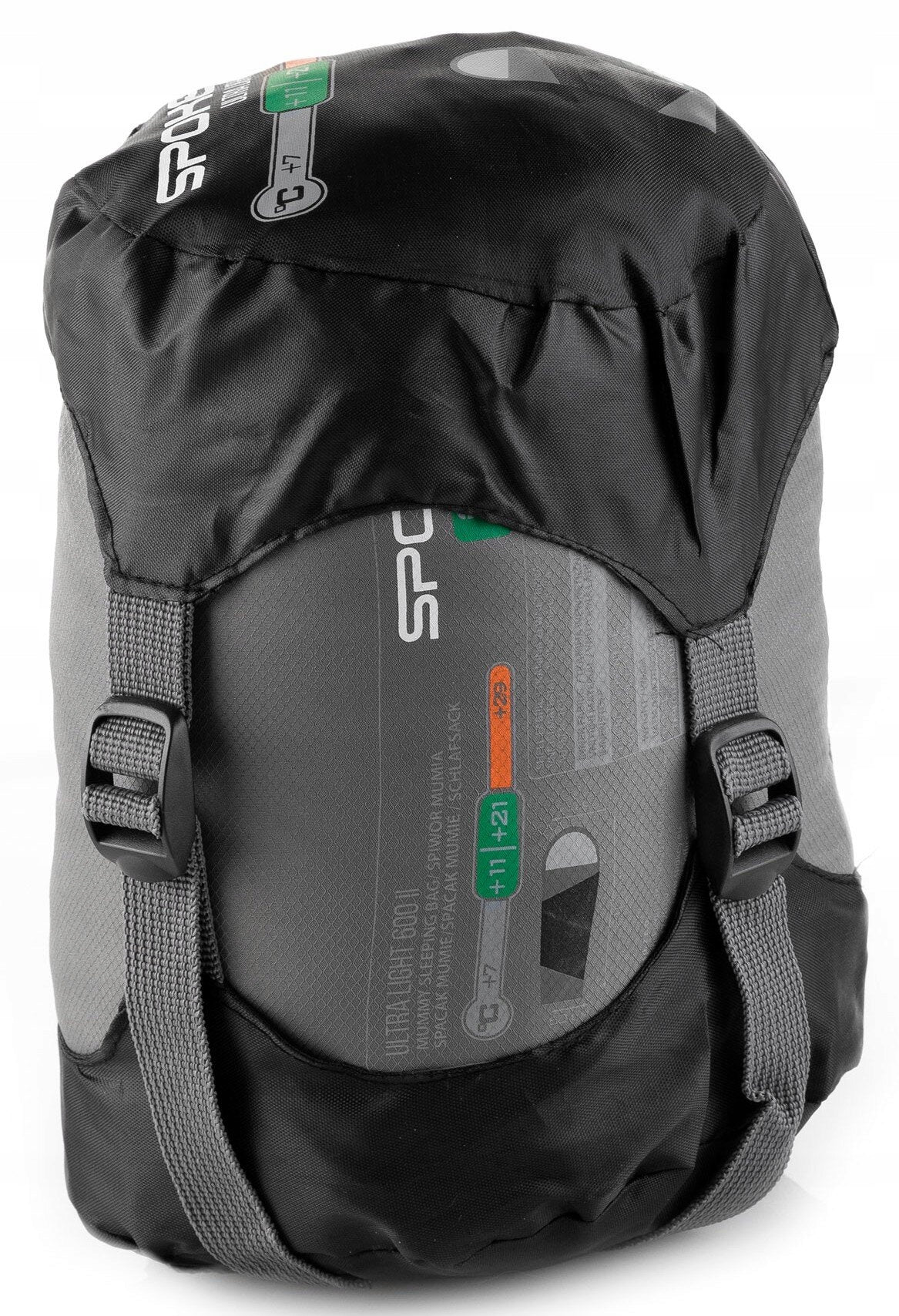 Sleeping bag SPOKEY Ultralight 600 II Black and grey Brand Spokey