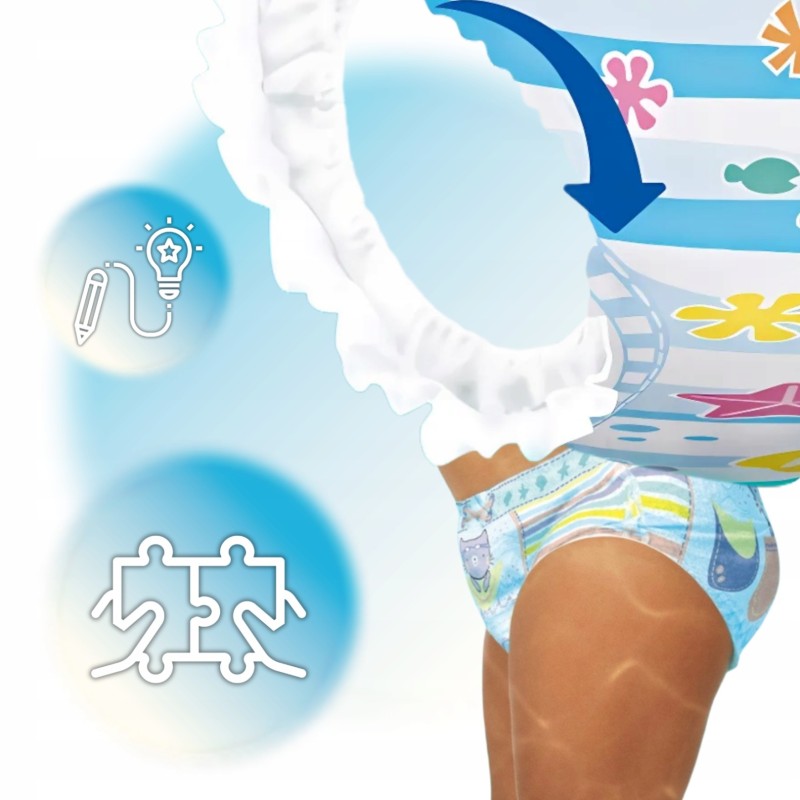 Sleepy Diapers for children for water 3-4 (4-14kg) 20pcs Kind panties