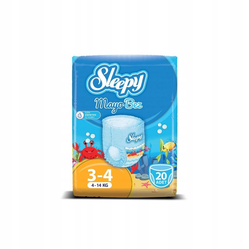 Sleepy Diapers for children for water 3-4 (4-14kg) 20pcs