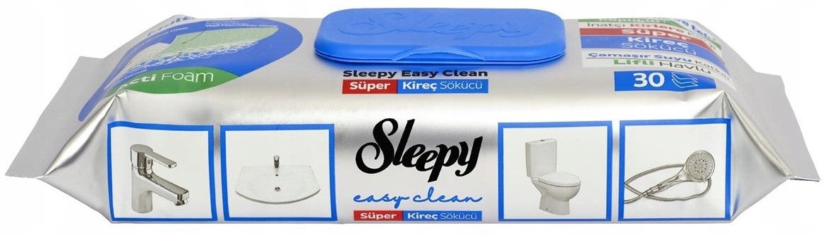 Sleepy Easy Clean Multipad Wet Wipes Stone Sediment 30 Pack