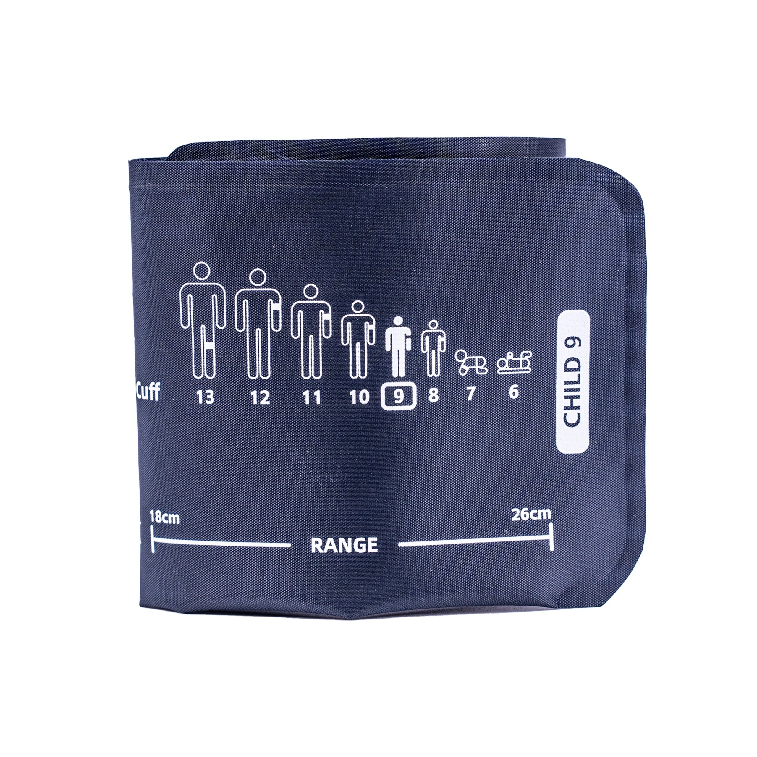 Sleeve cuff for Flexiport blood pressure monitors, children, reuse 09, 18-26 cm