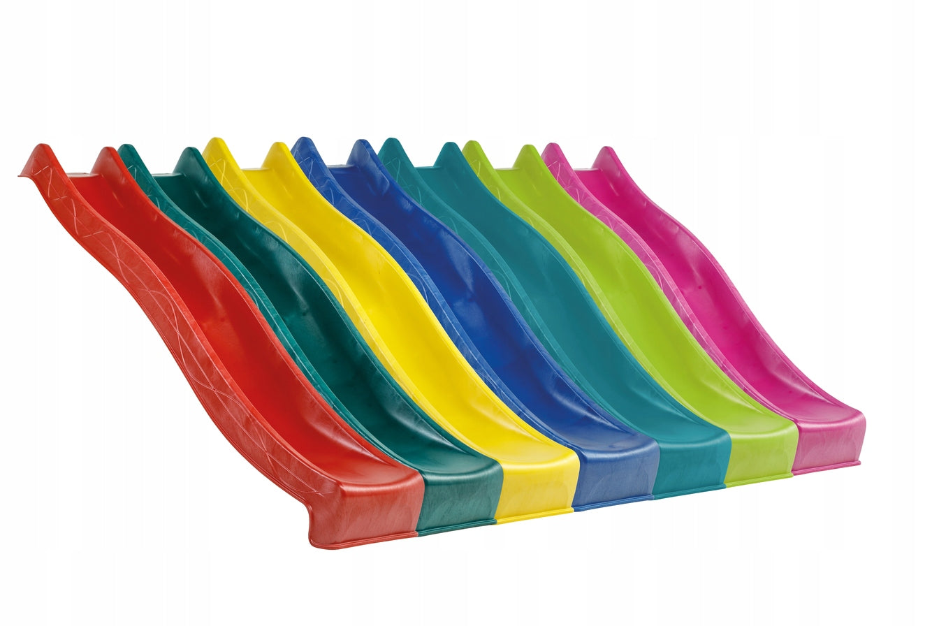Slide 3m for children on the square toys - green, water KBT 300 cm Brand no brand