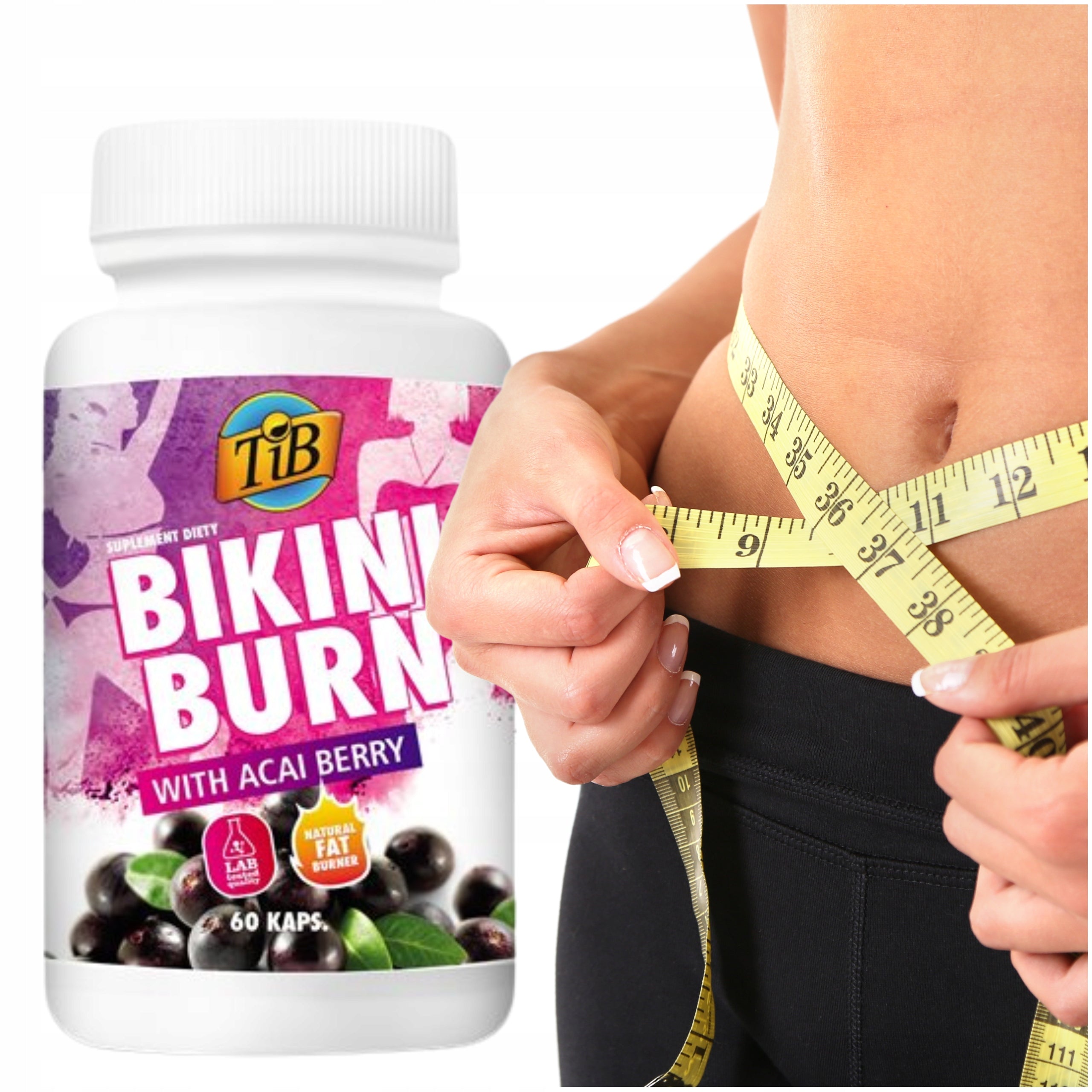 Slimming Capsules for Women Safe Fat Burner BIKINI BURN