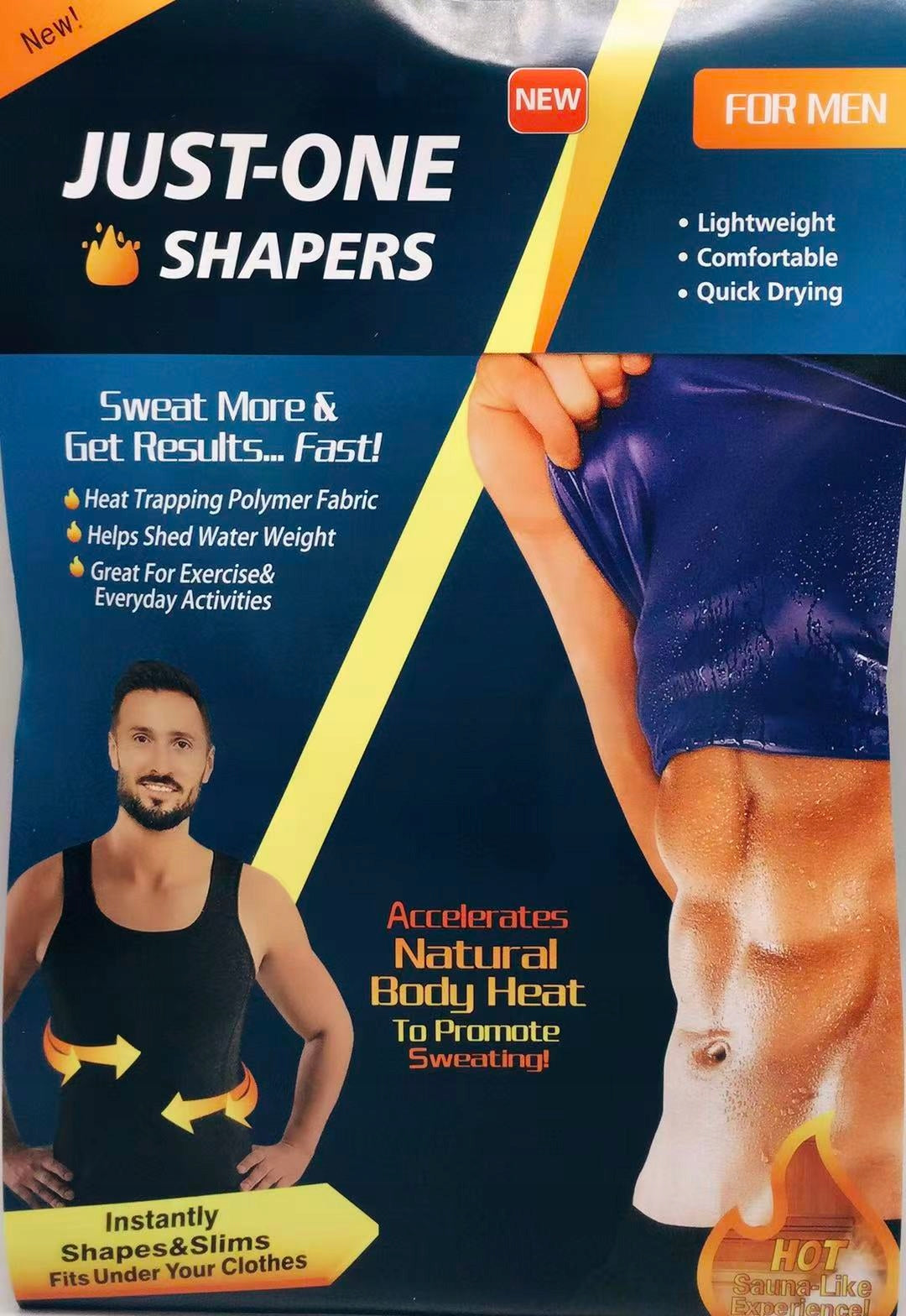 Slimming Vest Sauna Shaper Men's Neoprene 2XL/3XL