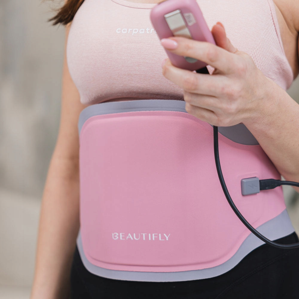 Slimming belt Beautifly pink universal 109,50 cm with velcro Brand Beautifly