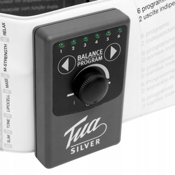 Slimming belt massager electrostimulator SILVER