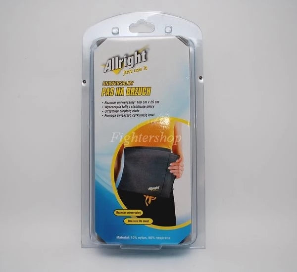 Slimming neoprene belt sauna Allright 25 cm EAN (GTIN) 5903766793474