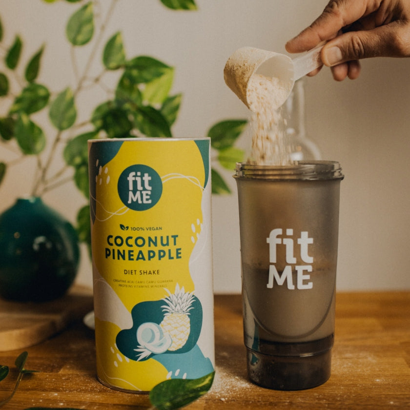 Slimming protein cocktail fitME coconut-ananas 500g whey protein supplement Manufacturer code Polska